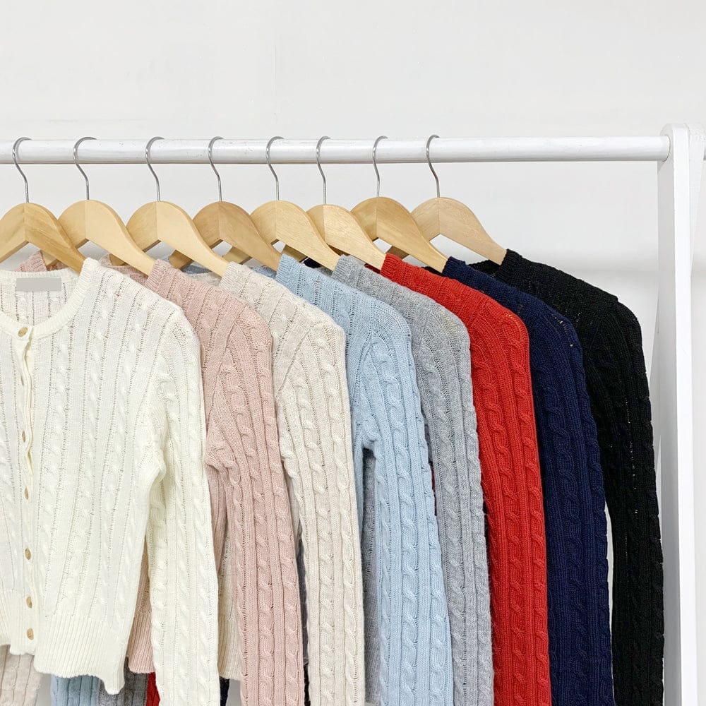 Extremely comfortable cable knit cardigan 