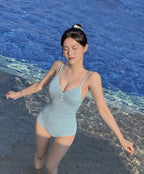 [Bestseller Returns!] Button Monokini 