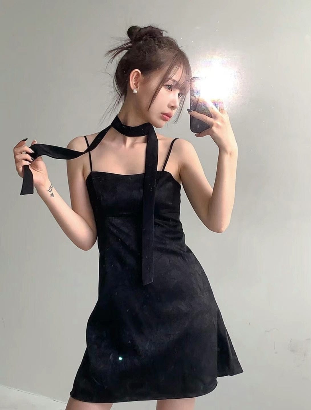 Grand Dress with Scarf 