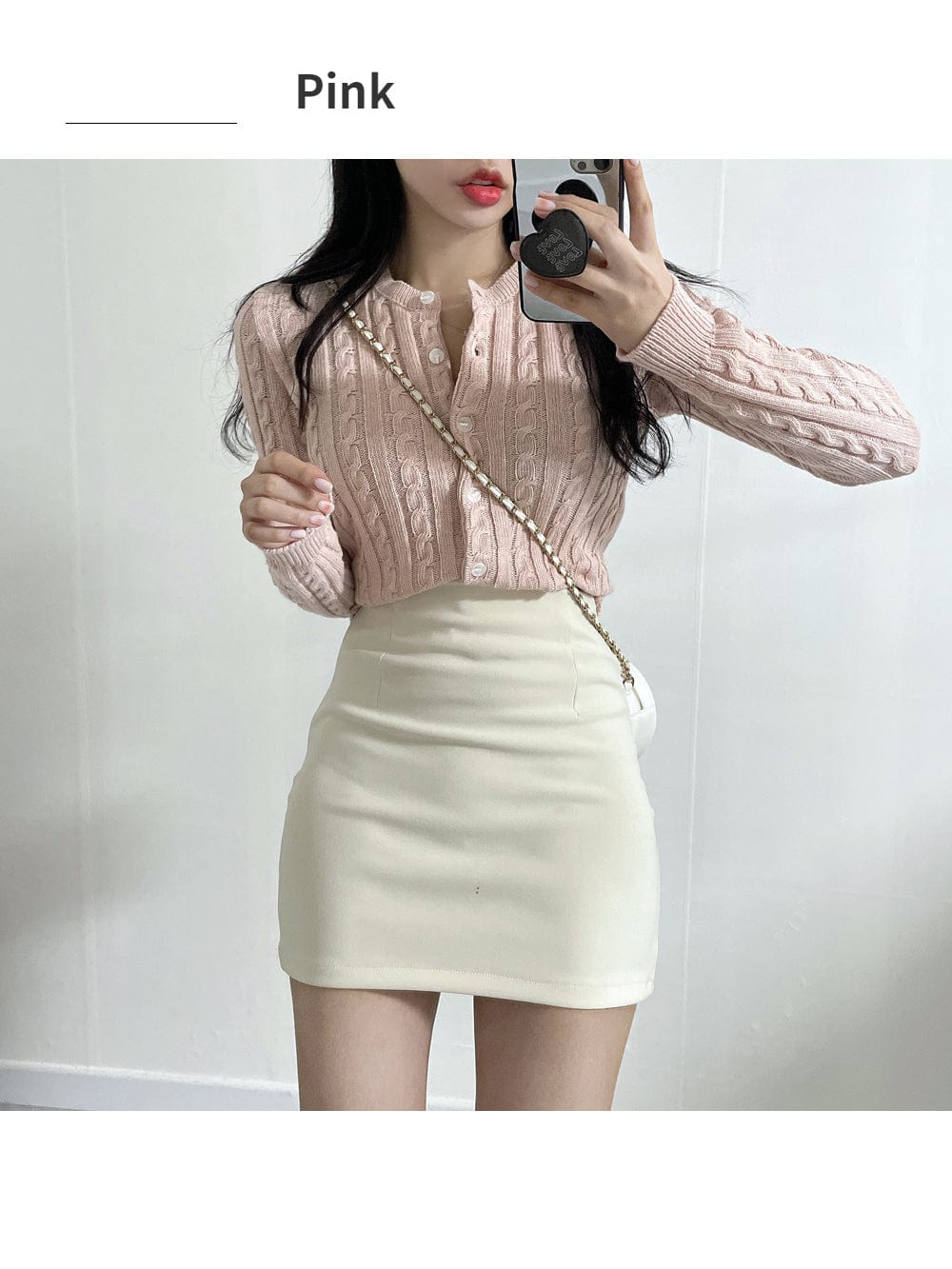 Extremely comfortable cable knit cardigan 