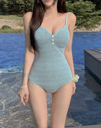 [Bestseller Returns!] Button Monokini 