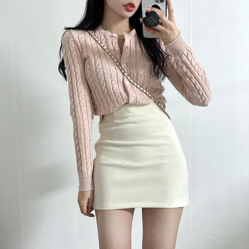 Extremely comfortable cable knit cardigan 