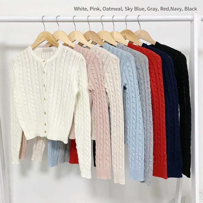 Extremely comfortable cable knit cardigan 