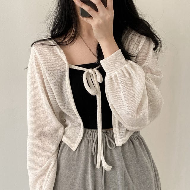 Ribbon Cardigan