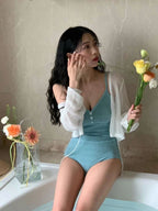 [Bestseller Returns!] Button Monokini 