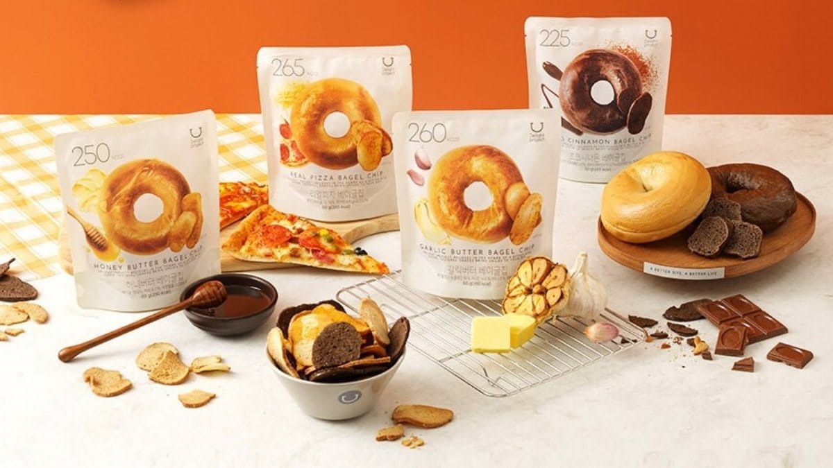 Olive Young Korea's No.1 Cookie Snack | Delight Project Bagel Chips Gift Set 🥯 