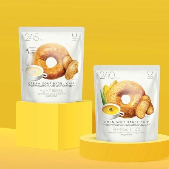 Olive Young Korea's No.1 Cookie Snack | Delight Project Bagel Chips Gift Set 🥯 