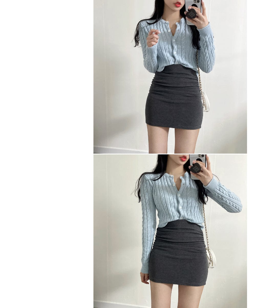 Extremely comfortable cable knit cardigan 