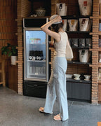 Korean website homemade simple slim-fit vest 