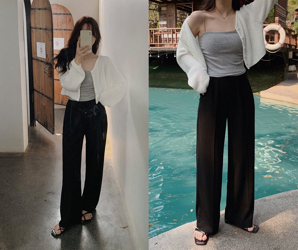 Korean website makes its own Soft Clean casual pants