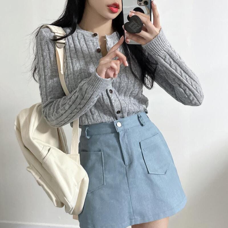 Extremely comfortable cable knit cardigan 