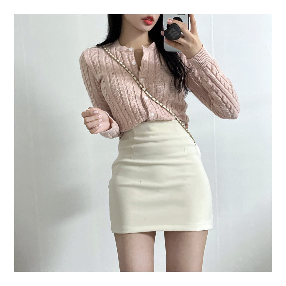 Extremely comfortable cable knit cardigan 