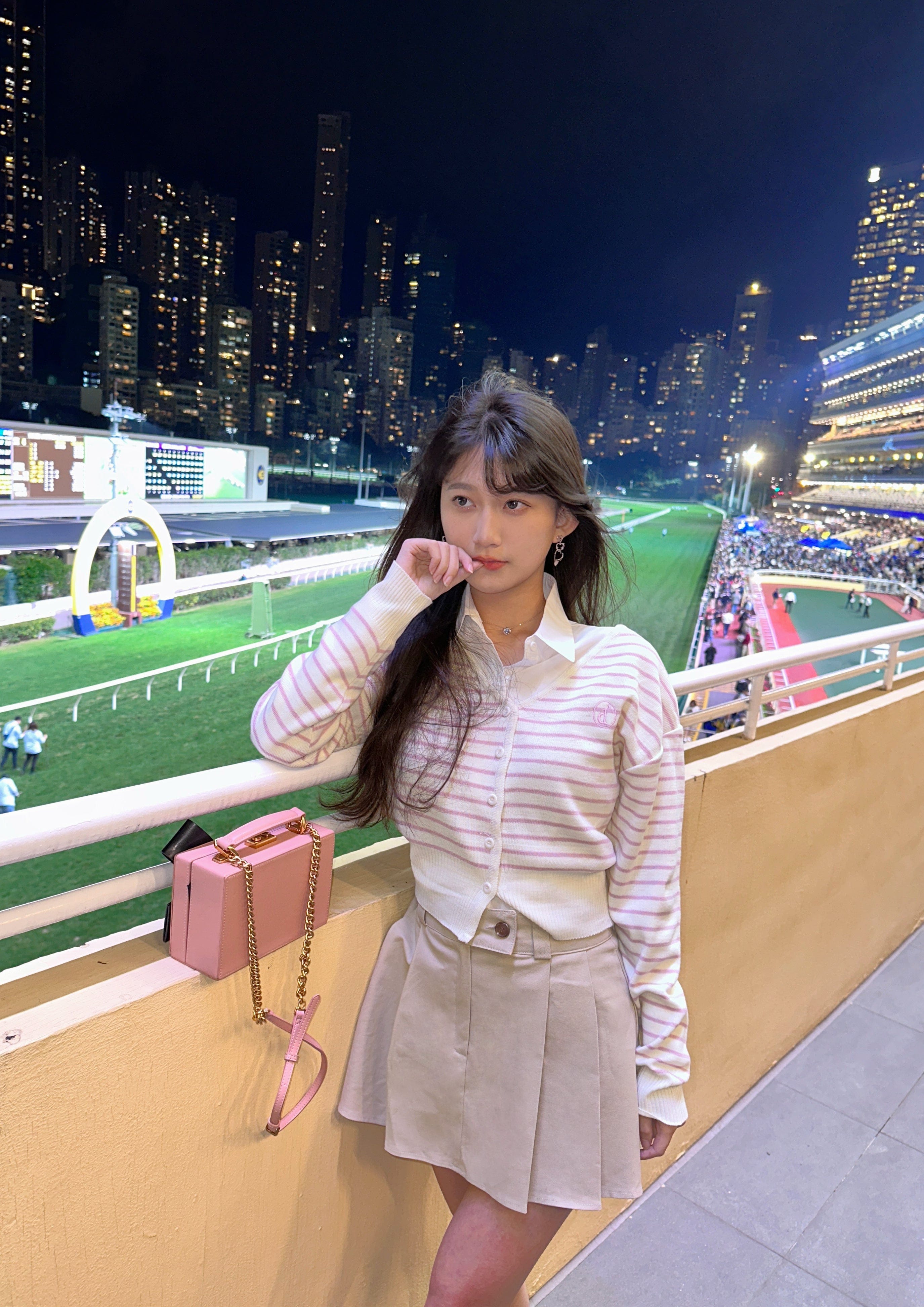 Y2K High-Waisted Single-Button Mini Skirt