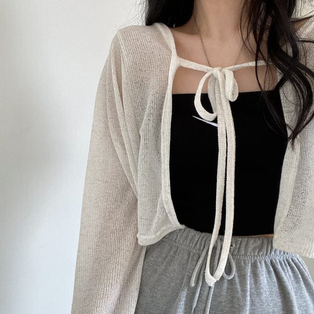 Ribbon Cardigan