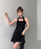 Grand Dress with Scarf 