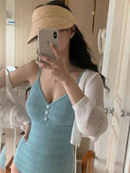[Bestseller Returns!] Button Monokini 