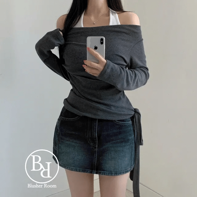 【y2k cool】Halter Layer Top