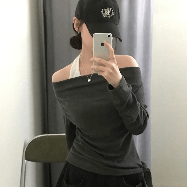 【y2k cool】Halter Layer Top