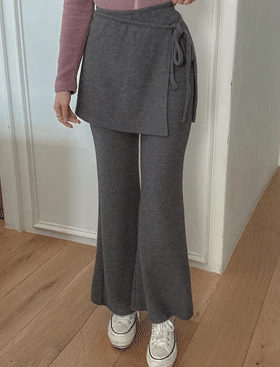 【日常神褲】Wrap Boot Cut Pants
