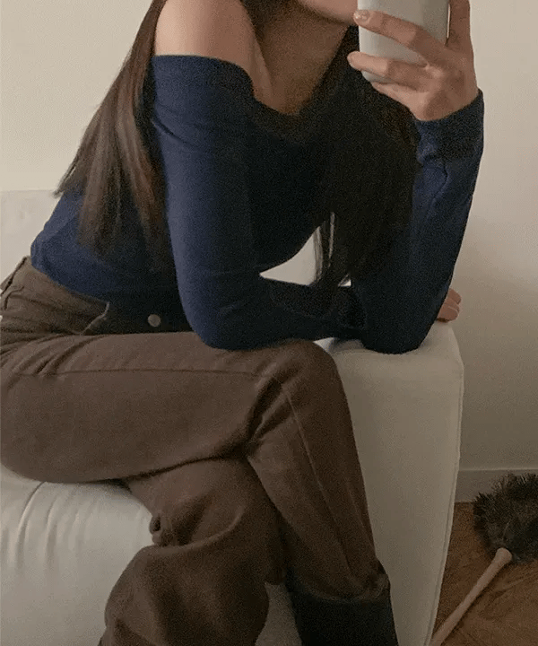 Slide Off Shoulder Top 