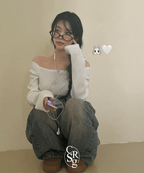 Snow Off Shoulder Top 