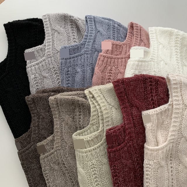 【🍷Christmas &amp; New Year PICK】Cable Square Knit 
