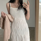 Ruffled camisole maxi dress