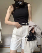 Korean website homemade simple slim-fit vest 