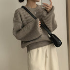 【🍷Christmas &amp; New Year PICK】Cream Puff Pastry Knit Top