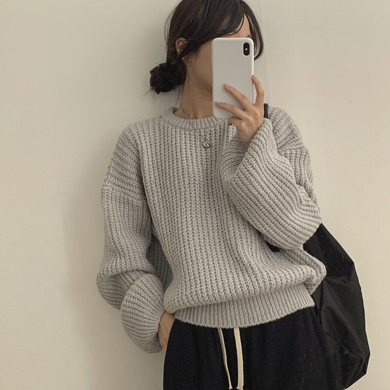 【🍷Christmas &amp; New Year PICK】Cream Puff Pastry Knit Top