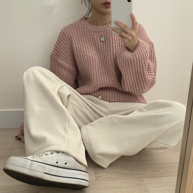 【🍷Christmas &amp; New Year PICK】Cream Puff Pastry Knit Top