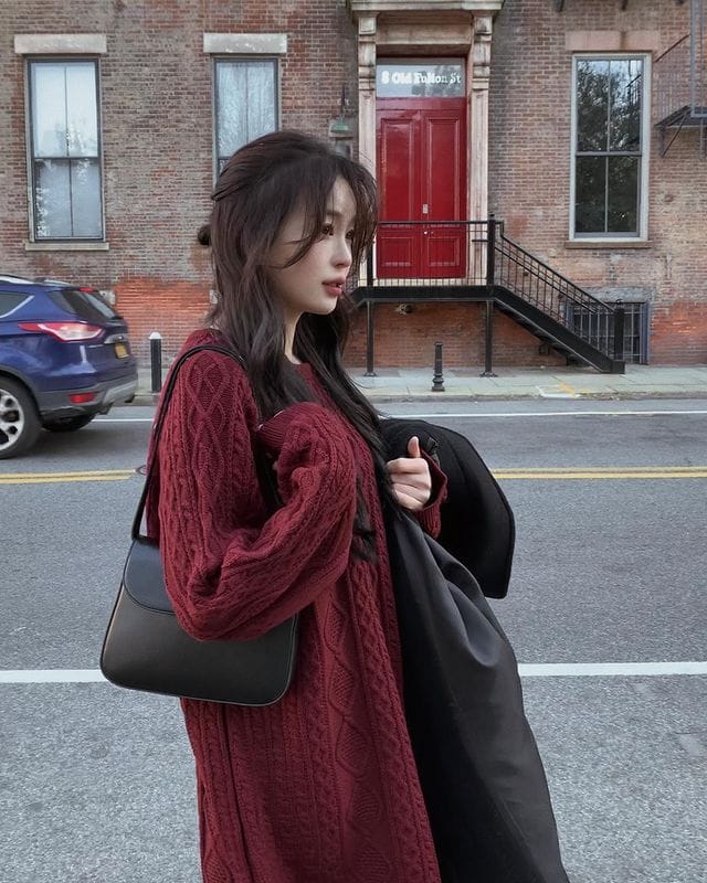 Korean website MADE - Suitable for Christmas and New Year! CABLE KNIT OPS