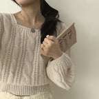 【🍷Christmas &amp; New Year PICK】Cable Square Knit 