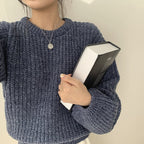 【🍷Christmas &amp; New Year PICK】Cream Puff Pastry Knit Top