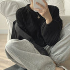 【🍷Christmas &amp; New Year PICK】Cream Puff Pastry Knit Top