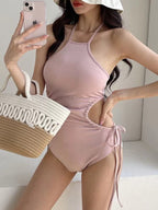 [Hot Selling Series] Sexy Off-Shoulder, Low-Cut Swimsuit 