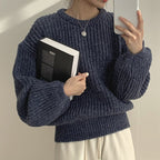 【🍷Christmas &amp; New Year PICK】Cream Puff Pastry Knit Top