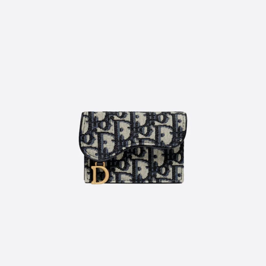 (In Stock) DIOR SADDLE Flip Card Holder 