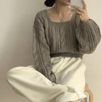 【🍷Christmas &amp; New Year PICK】Cable Square Knit 