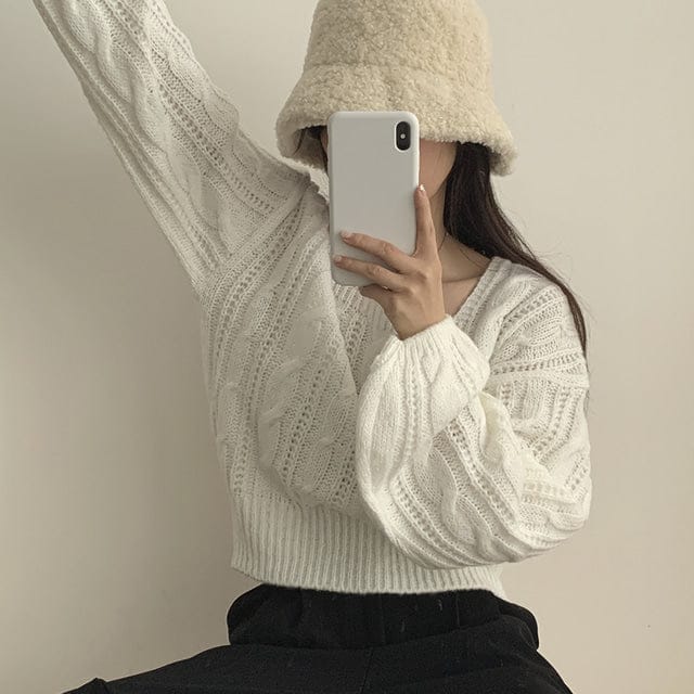 【🍷Christmas &amp; New Year PICK】Cable Square Knit 