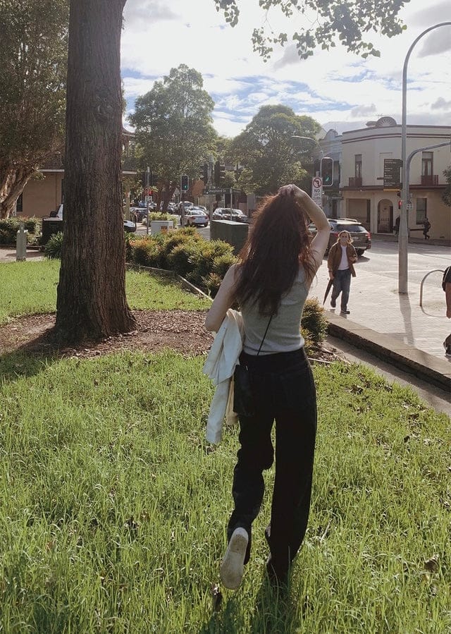 Korean website homemade simple slim-fit vest 