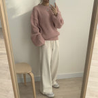 【🍷Christmas &amp; New Year PICK】Cream Puff Pastry Knit Top