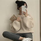 【🍷Christmas &amp; New Year PICK】Cream Puff Pastry Knit Top